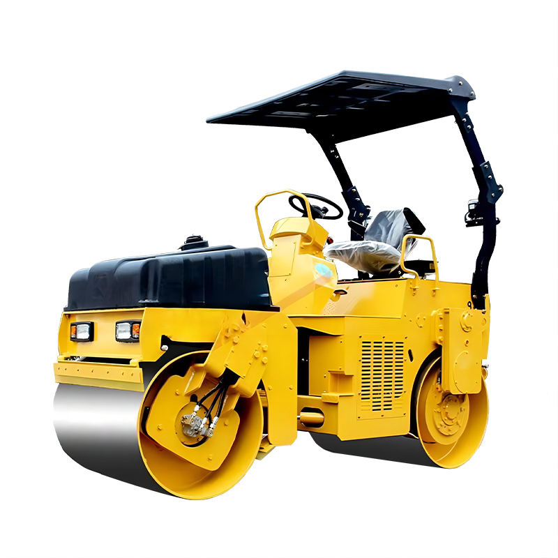 3.5吨单驱双钢轮压路机