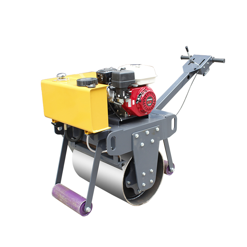Handheld single wheel road roller - gasoline version