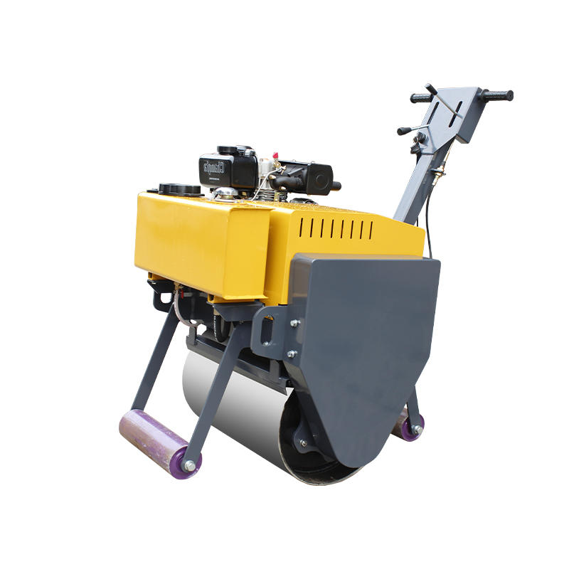 Handheld single wheel road roller - diesel