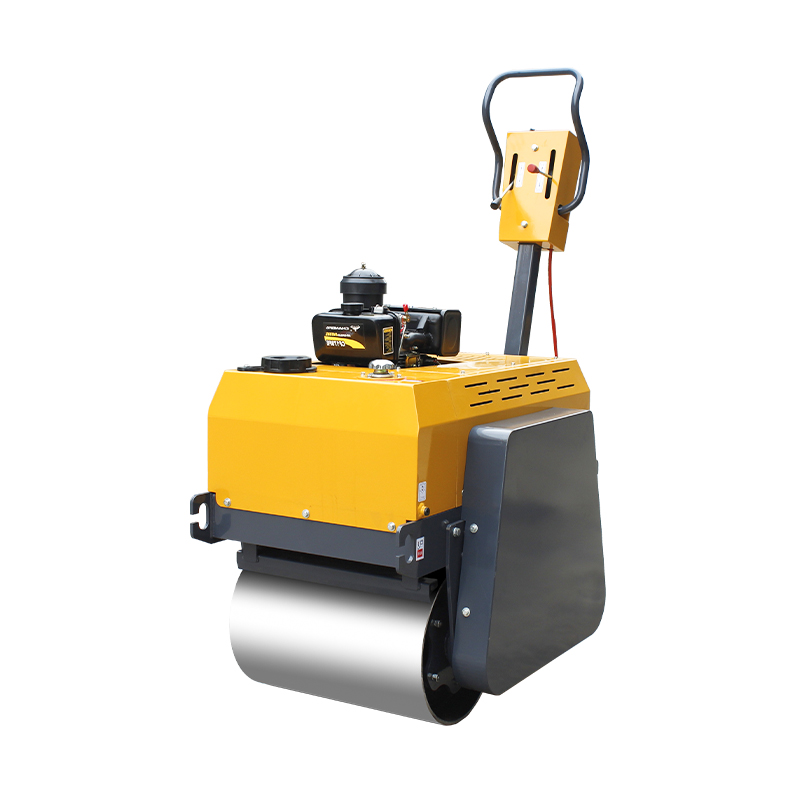 Hand held dual wheel roller - air-cooled