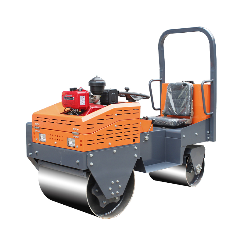 1-ton single wheel drive road roller