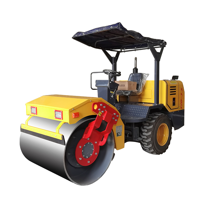 3.5-ton single steel wheel roller