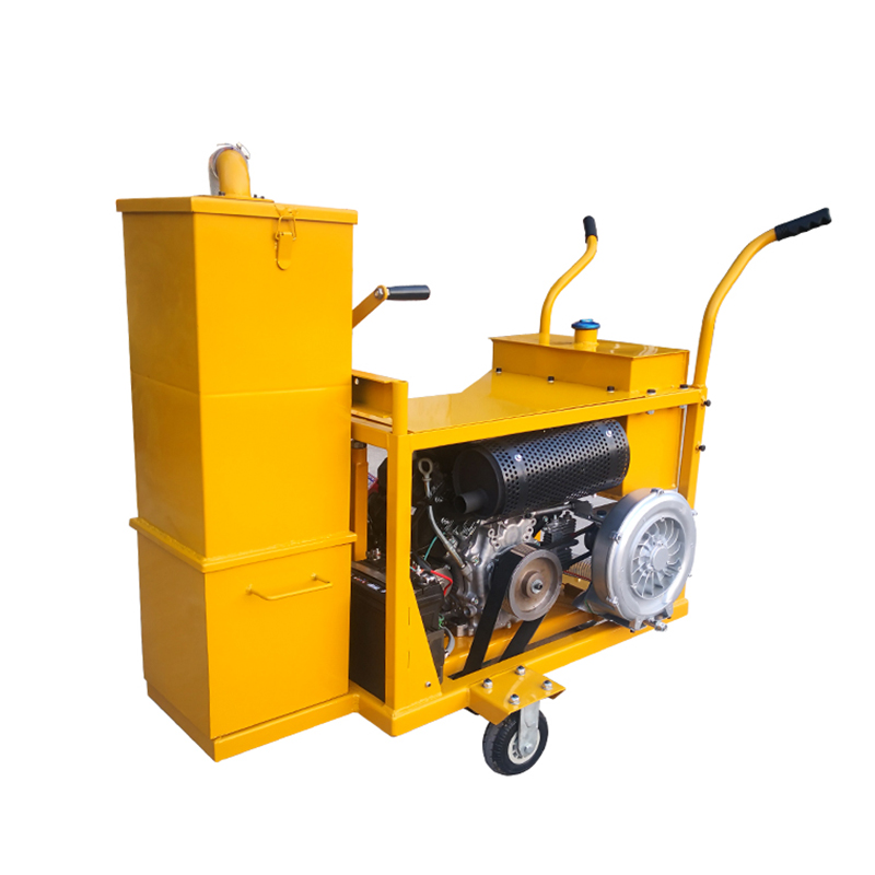 Vacuum road slotting machine