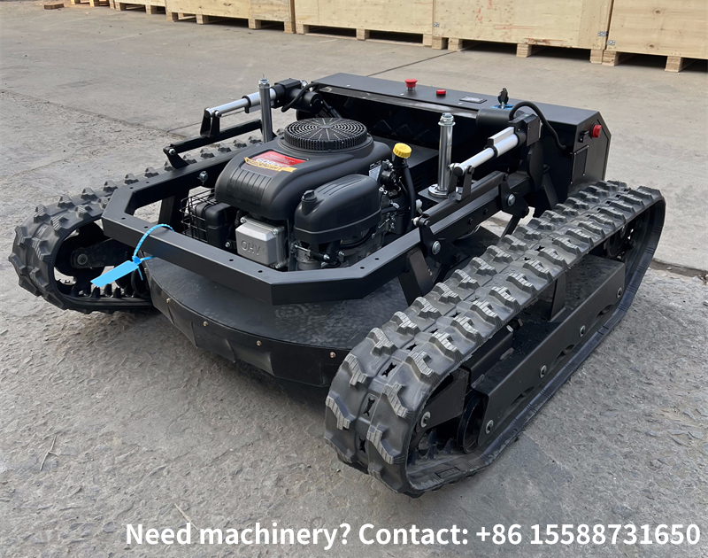 What are the power sources for remote control lawn mowers?