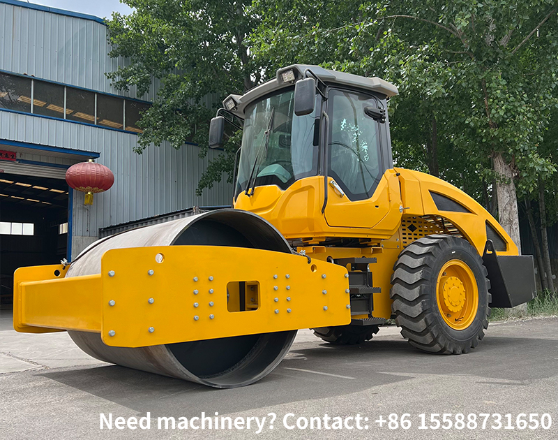 What are the main construction applications of single-drum rollers?