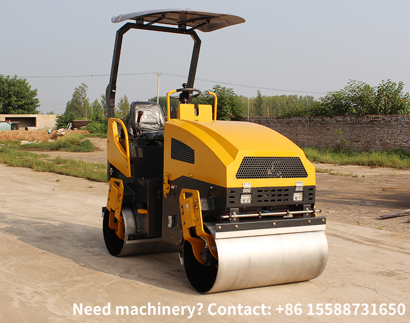 What pavements is a tandem-drum roller generally used for?